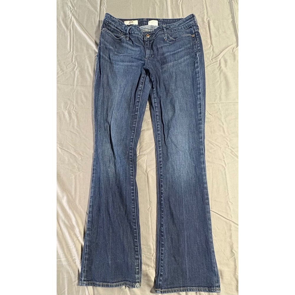 Banana Republic Urban Bootcut Jeans Womens 10 Dark Wash Stretch Denim Blue
